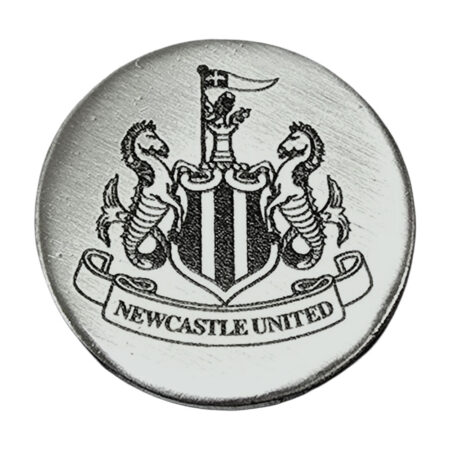 newcastle united fc antique keyring & badge set