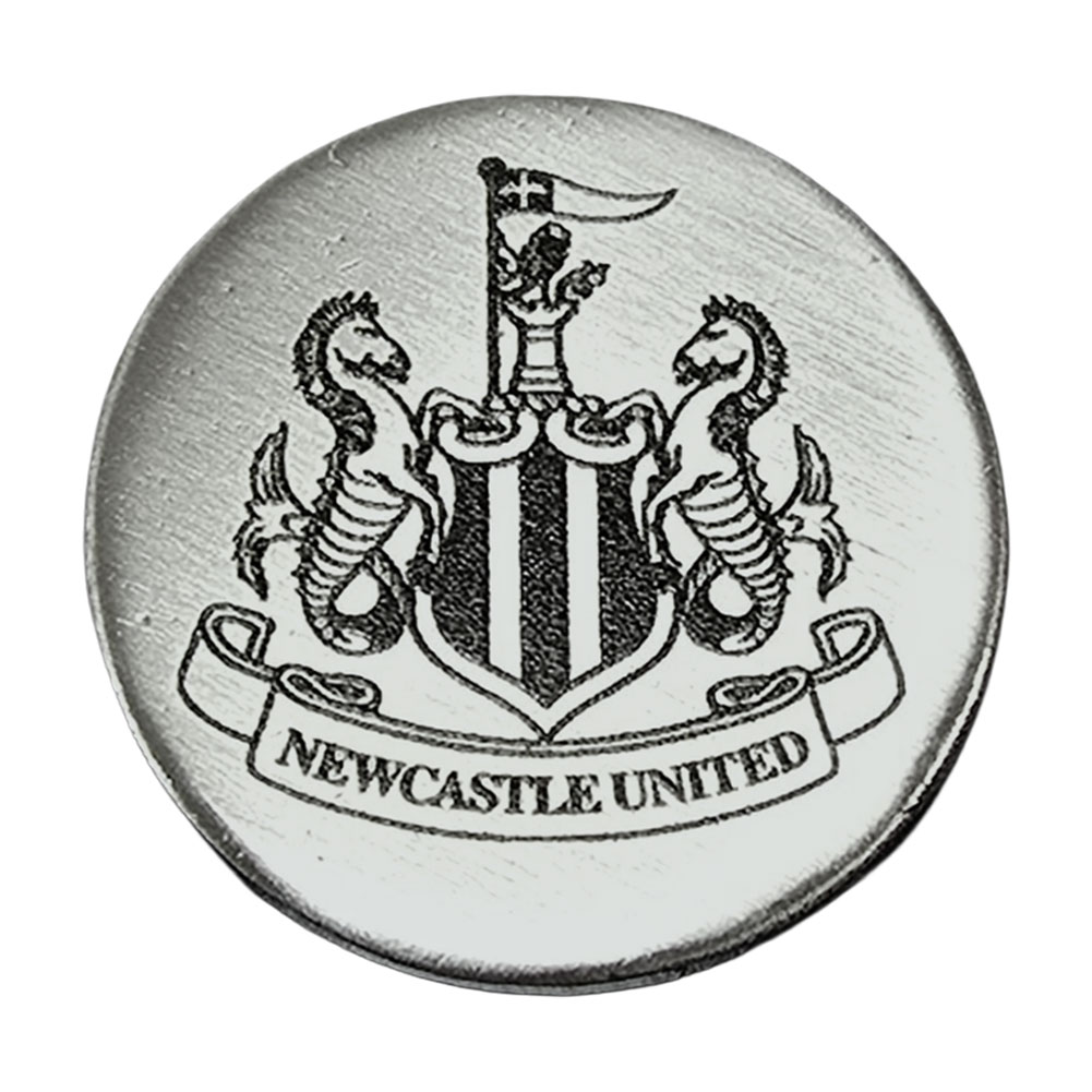 newcastle united fc antique keyring & badge set