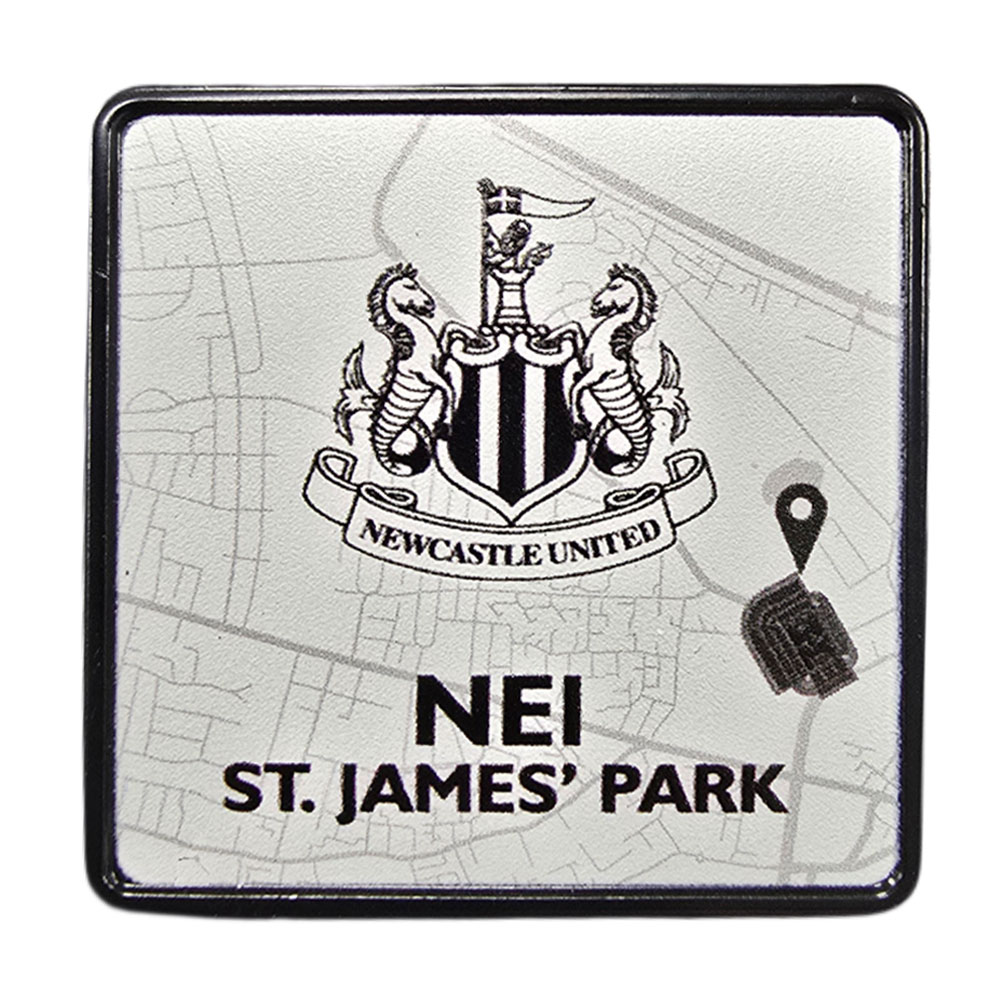 newcastle united fc route to st james' park badge
