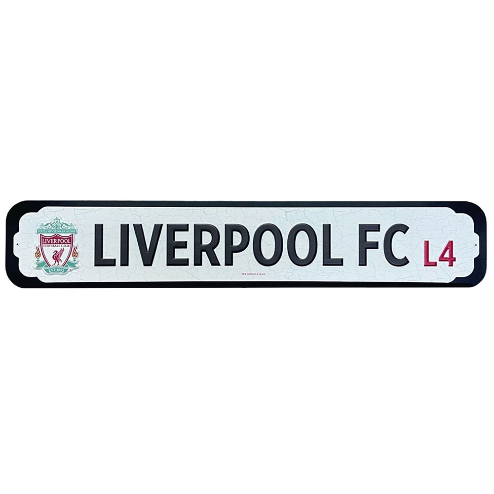 liverpool fc deluxe crest stadium sign