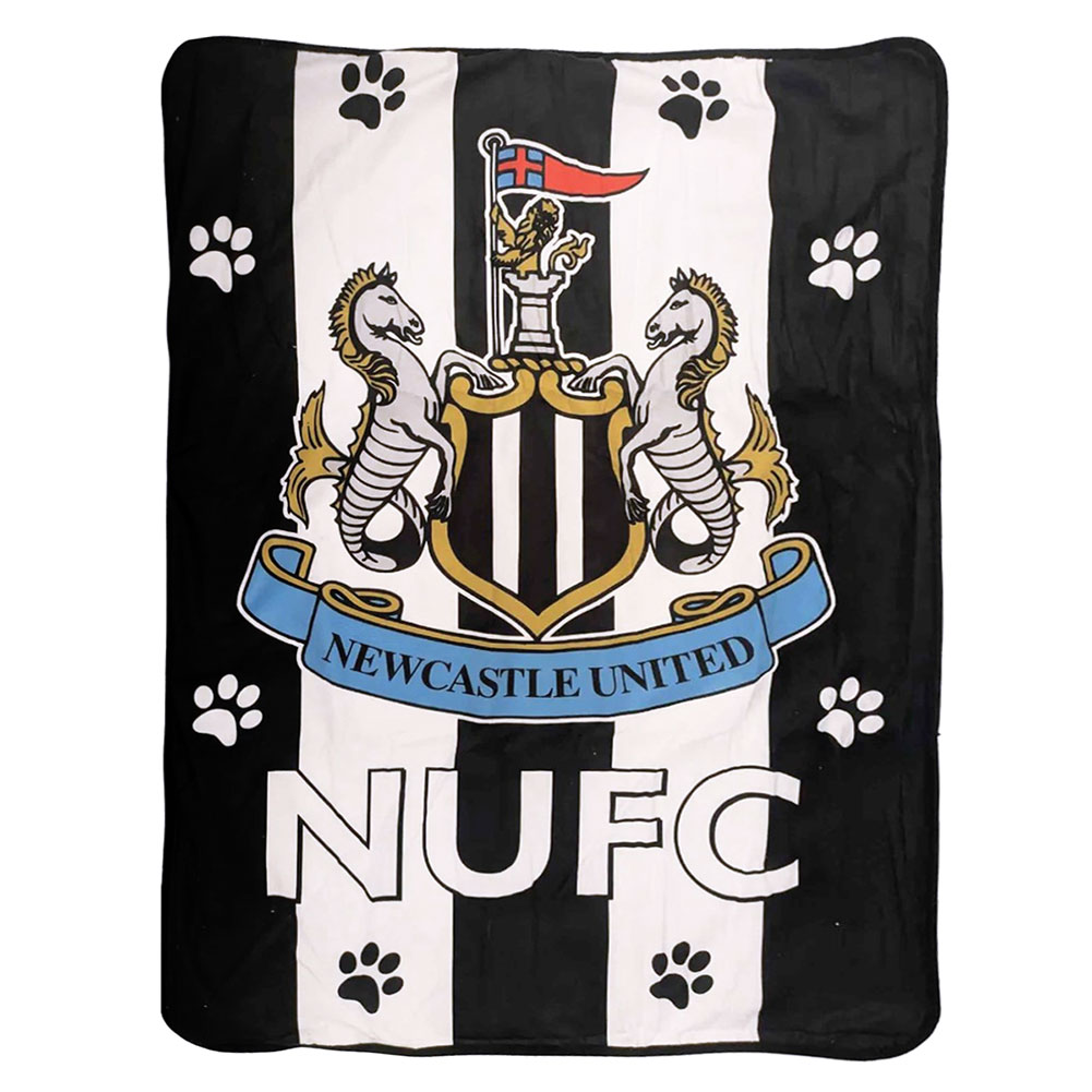 newcastle united fc sherpa pet blanket