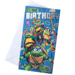 teenage mutant ninja turtles birthday card