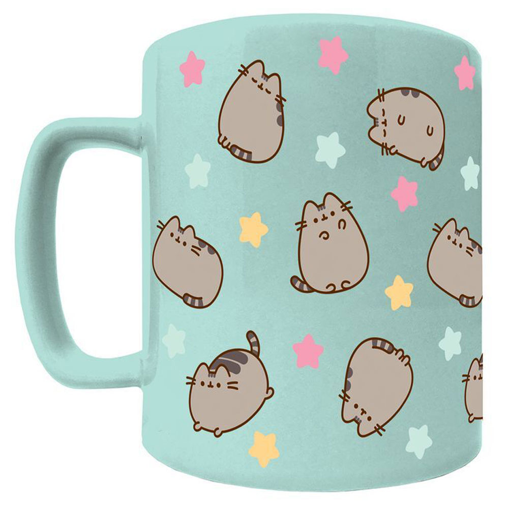 pusheen fuzzy mug
