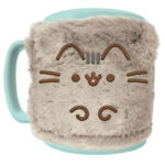 pusheen fuzzy mug