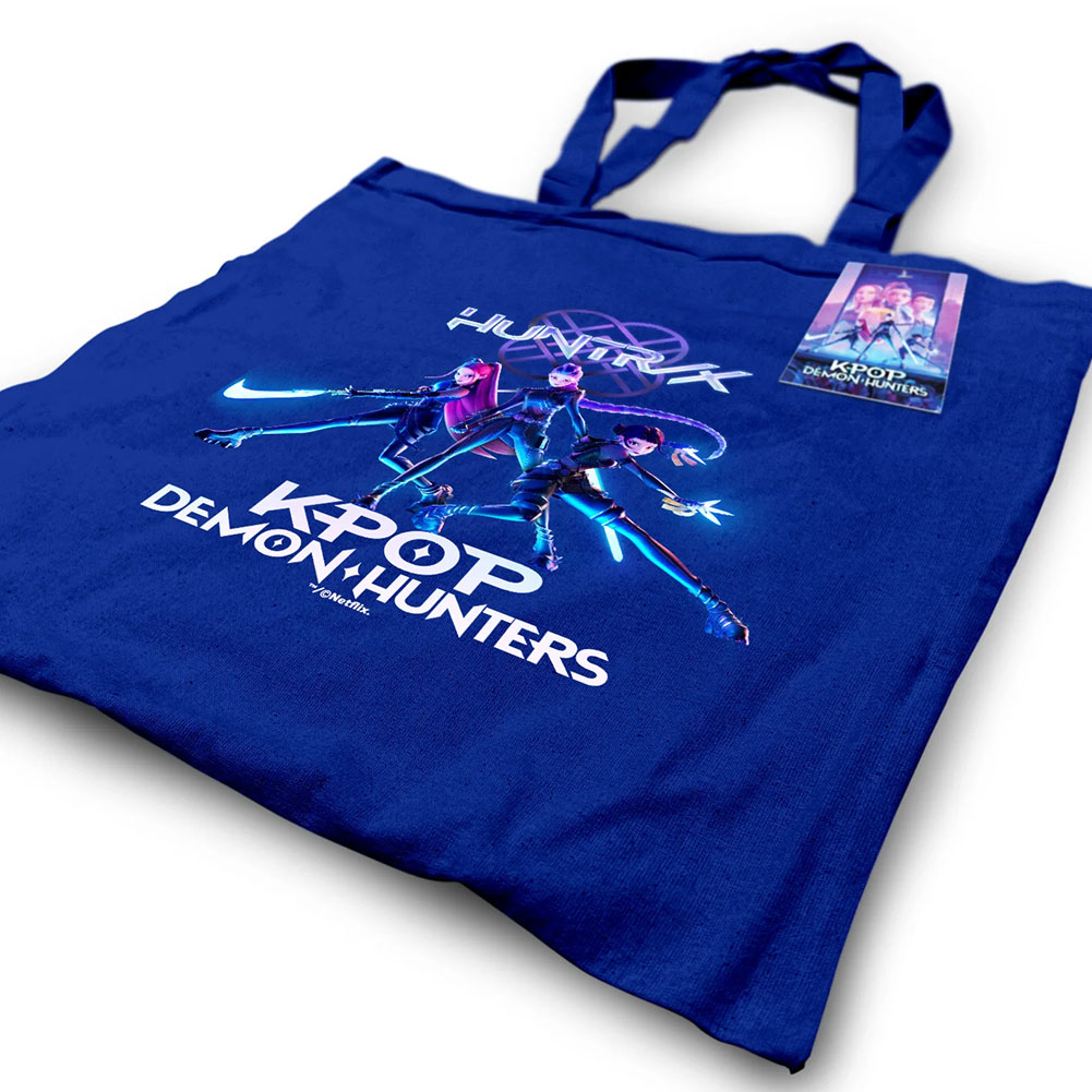 K pop demon hunters canvas tote bag