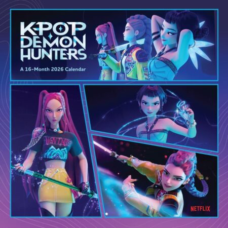 k pop demon hunters square calendar 2026