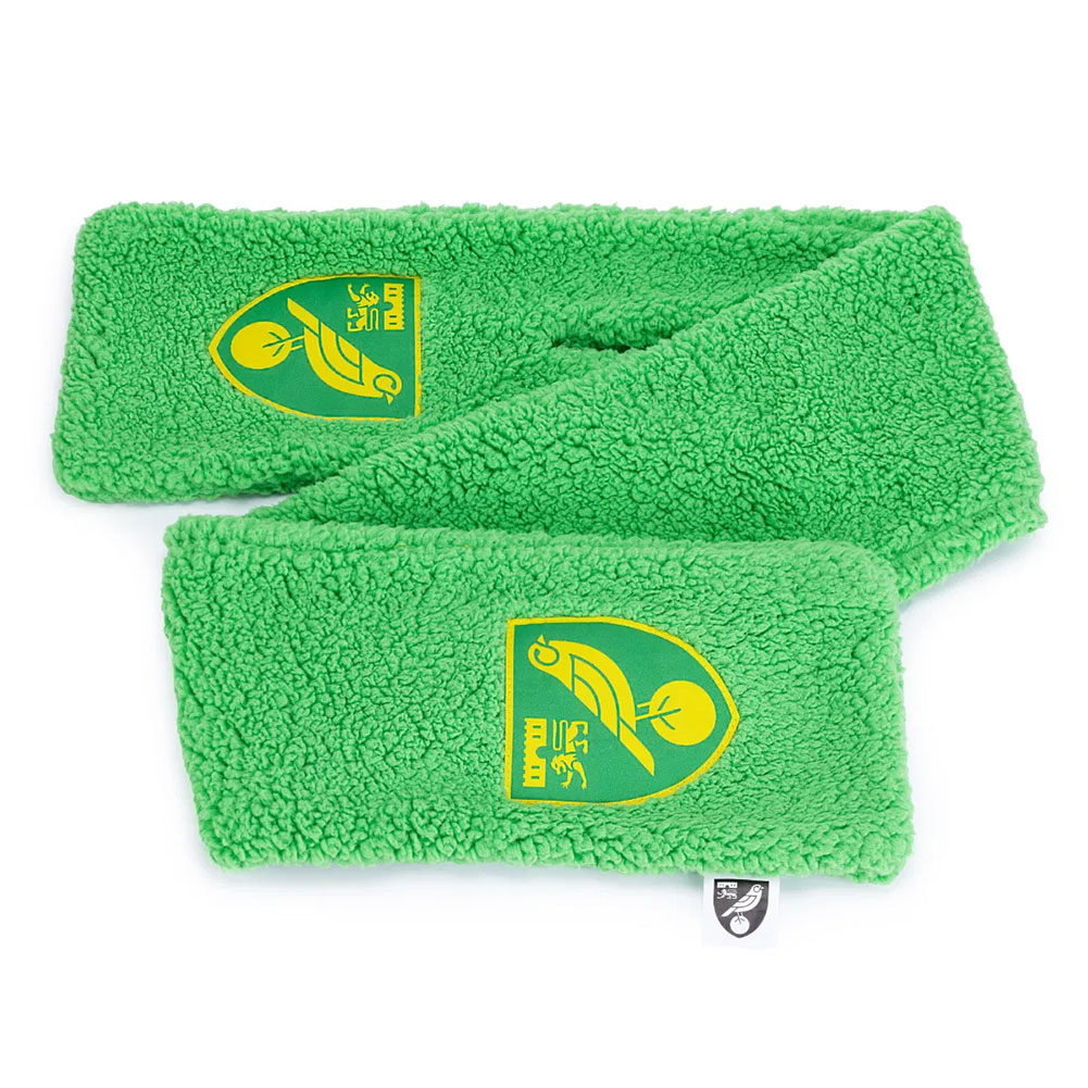 norwich city fc sherpa scarf