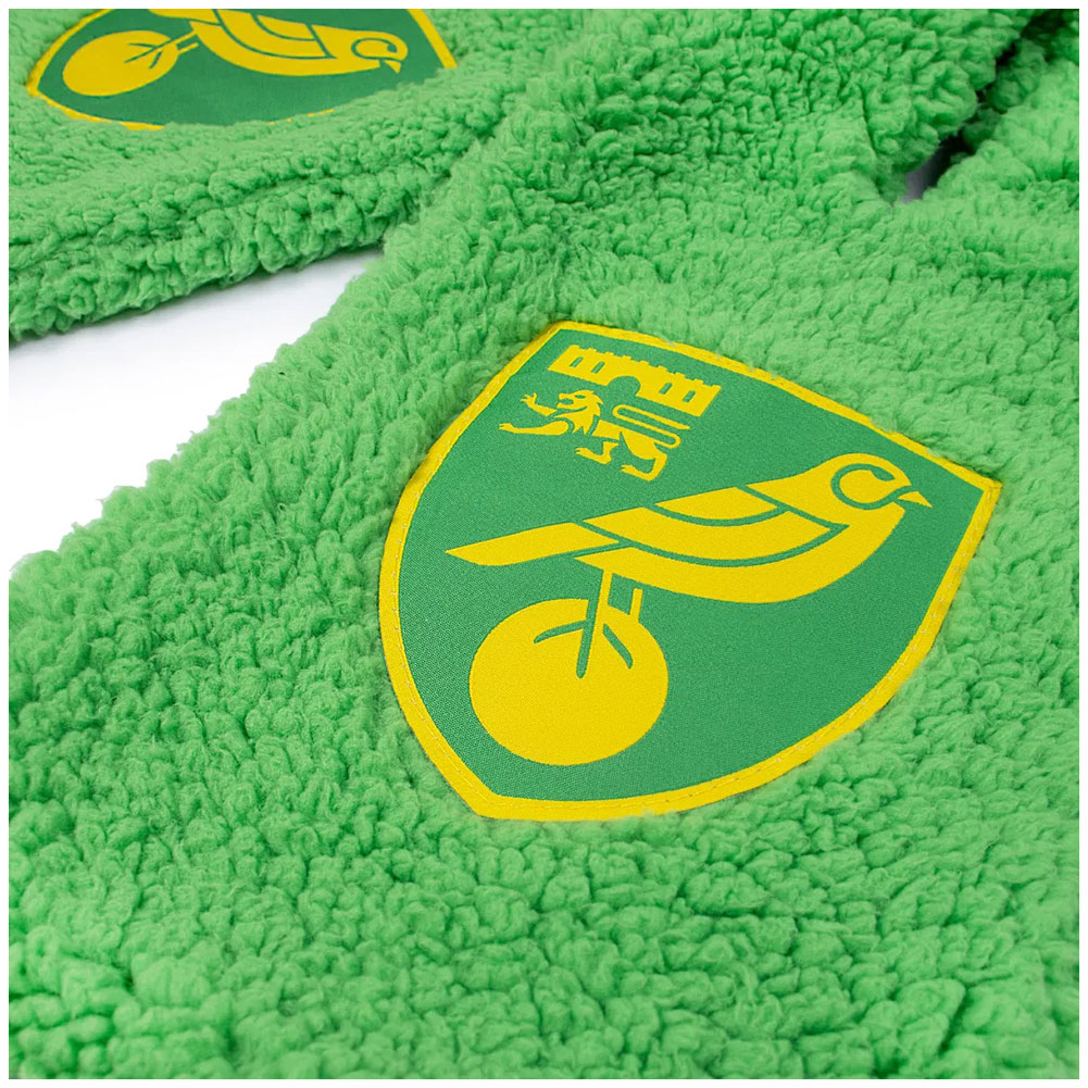 norwich city fc sherpa scarf