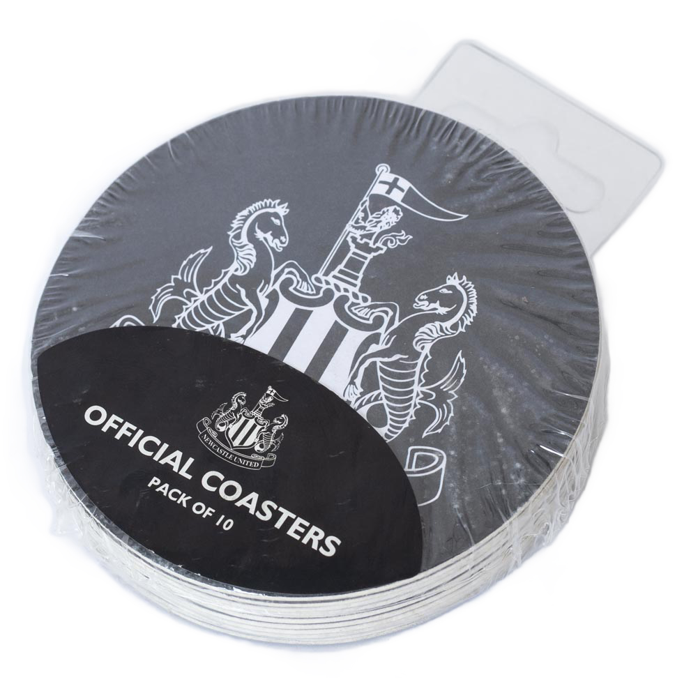 newcastle united fc 10pk beer mat set