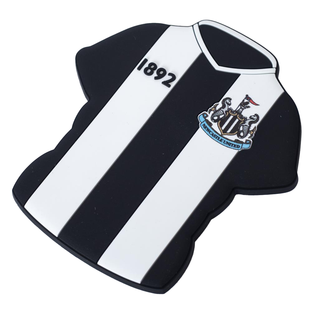 newcastle united fc pvc home kit fridge magnet