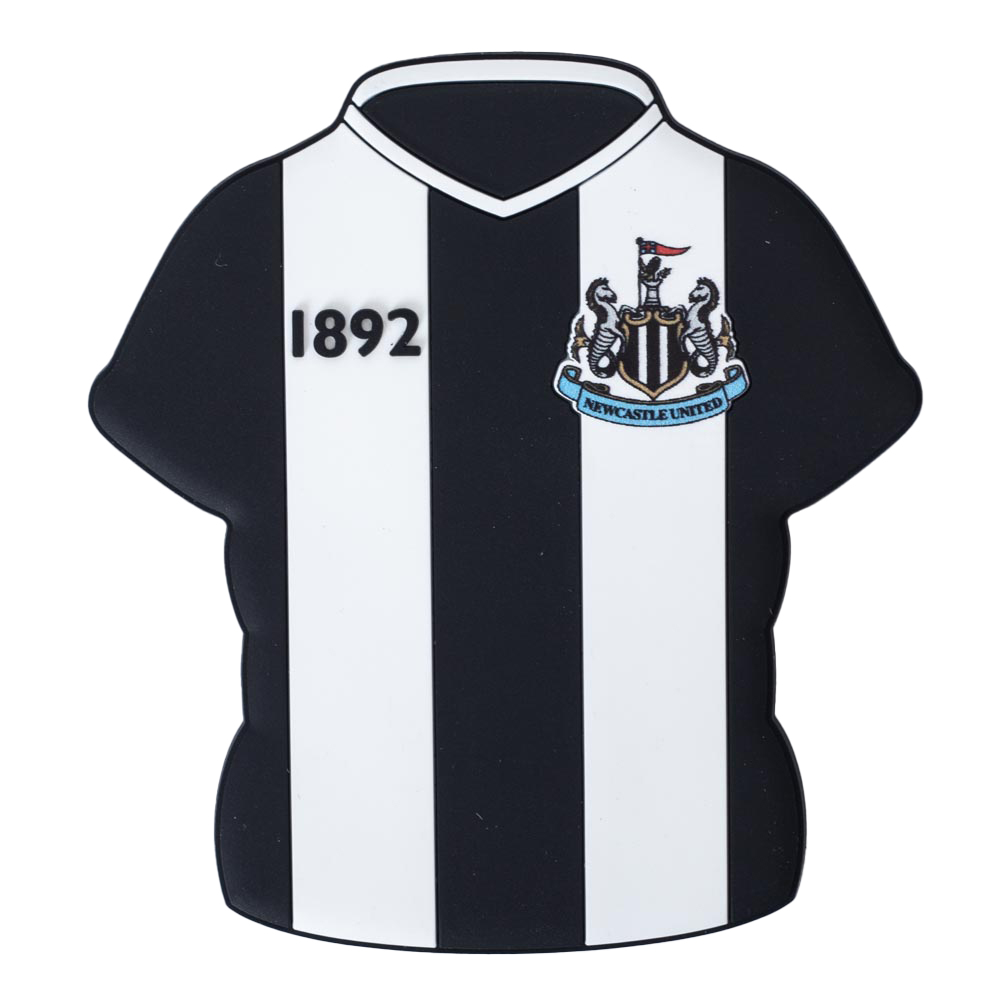 newcastle united fc pvc home kit fridge magnet