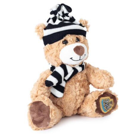 newcastle united fc hat & scarf bear