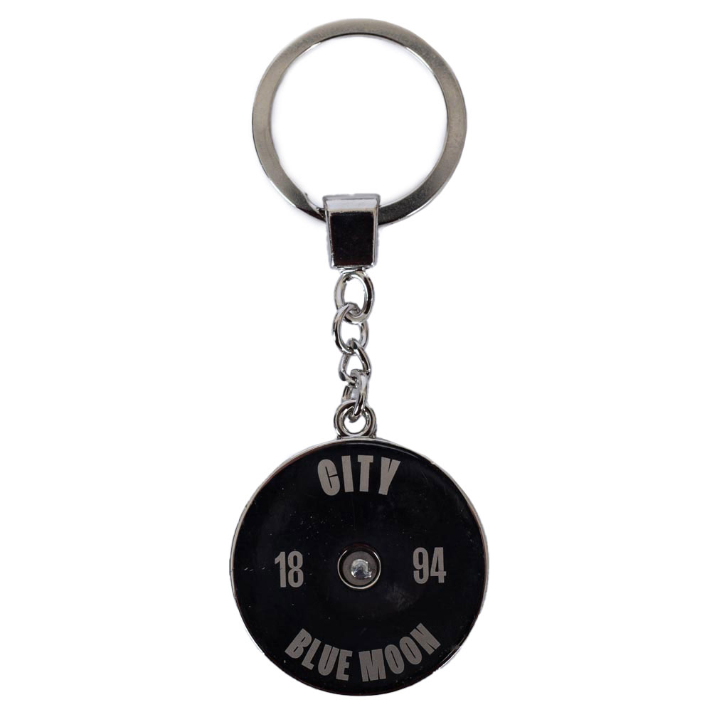 manchester city fc fidget spinner keyring