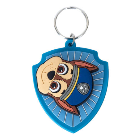 paw patrol chase pvc spinner keyring