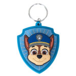 paw patrol chase pvc spinner keyring