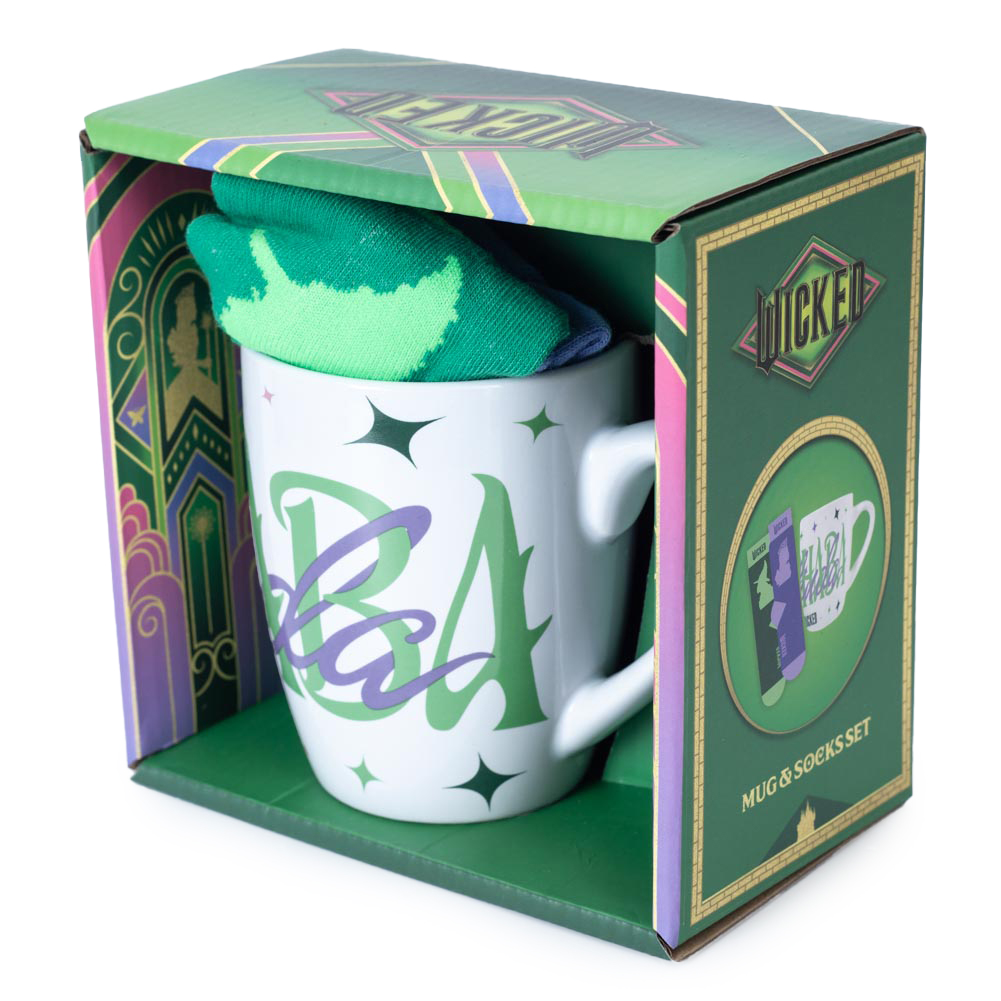Wicked mug & sock set