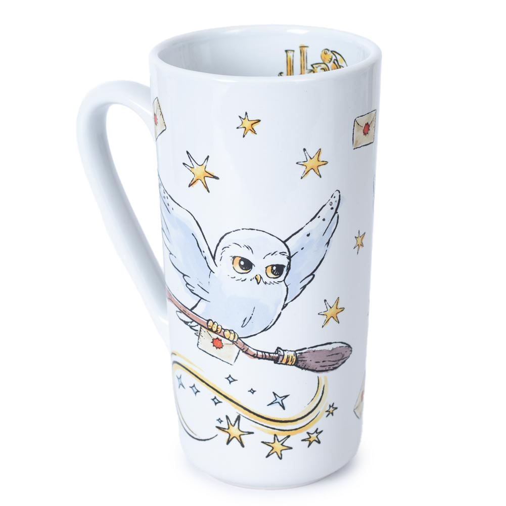 harry potter hedwig owl grande latte mug