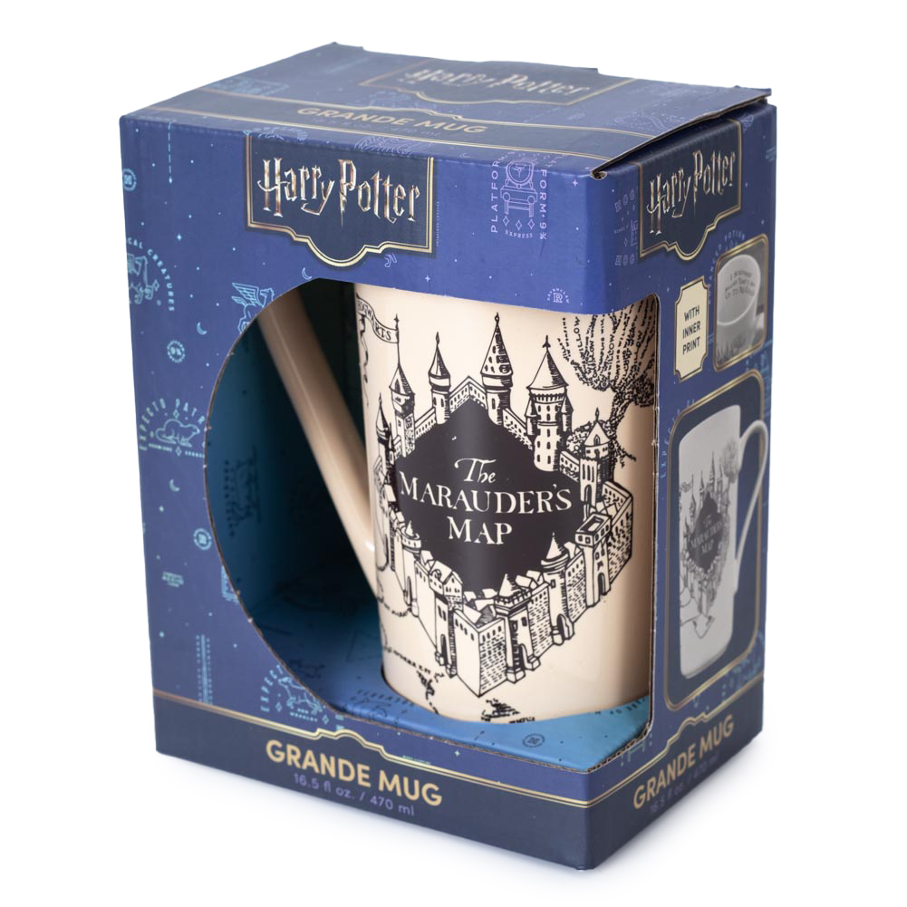 harry potter marauders map grande latte mug