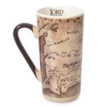 the lord of the rings map grande latte mug