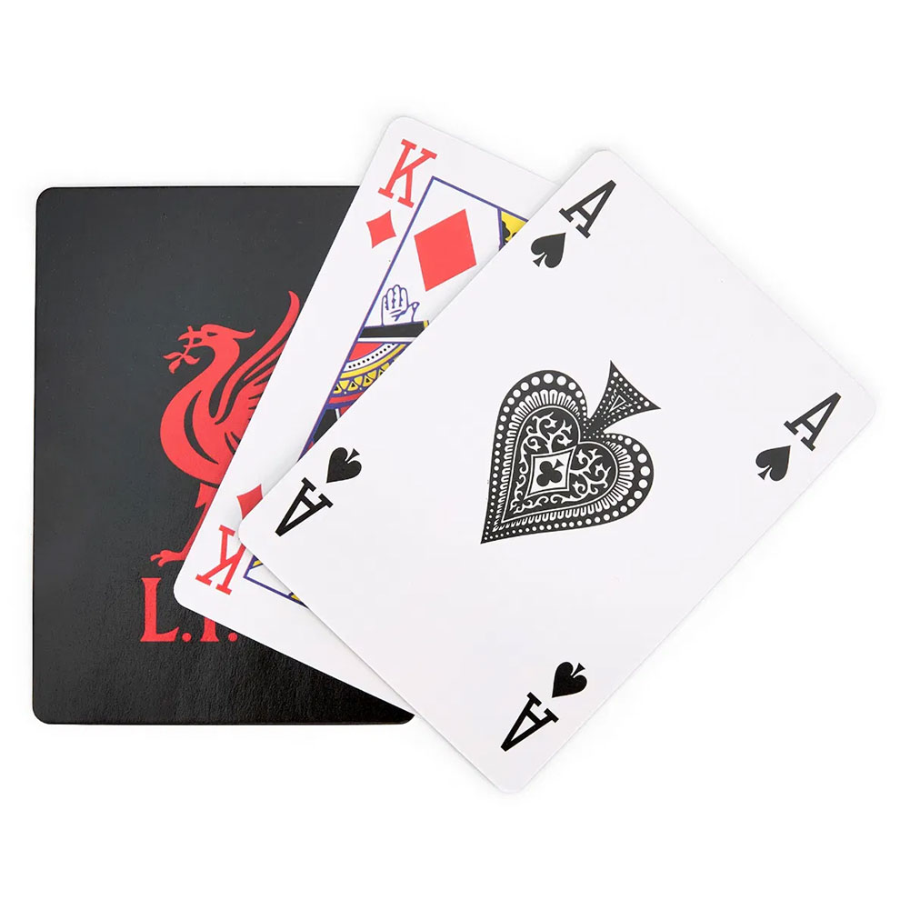 liverpool fc liverbird playing cards