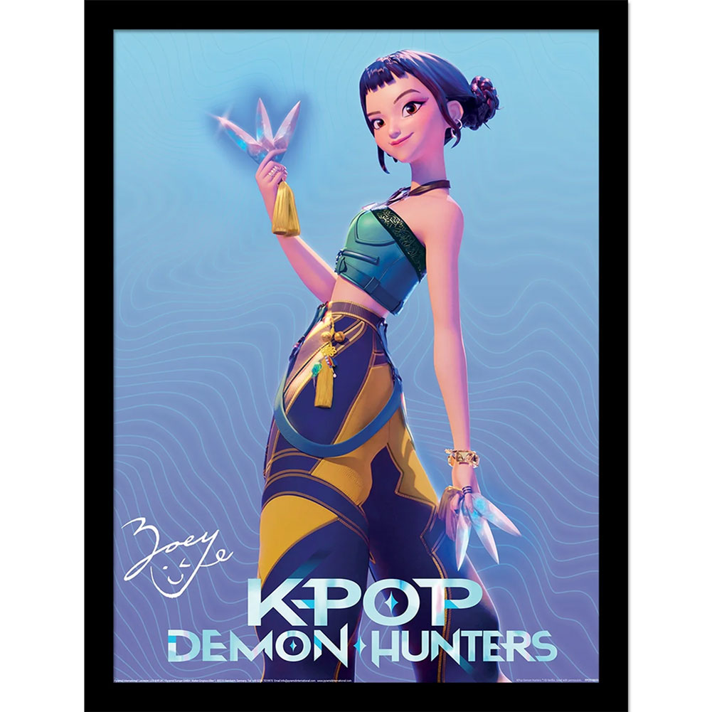 k pop demon hunters zoey picture 16 x 12