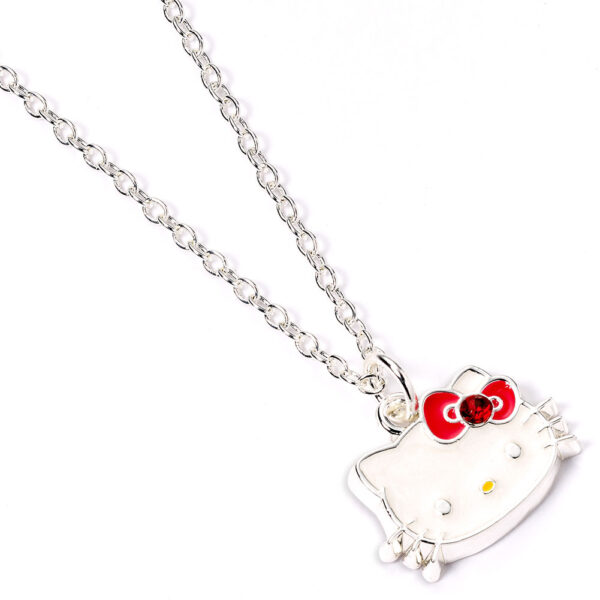 hello kitty silver plated necklace