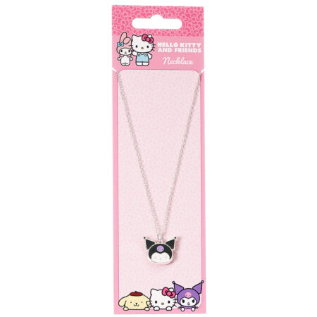 kuromi silver plated necklace