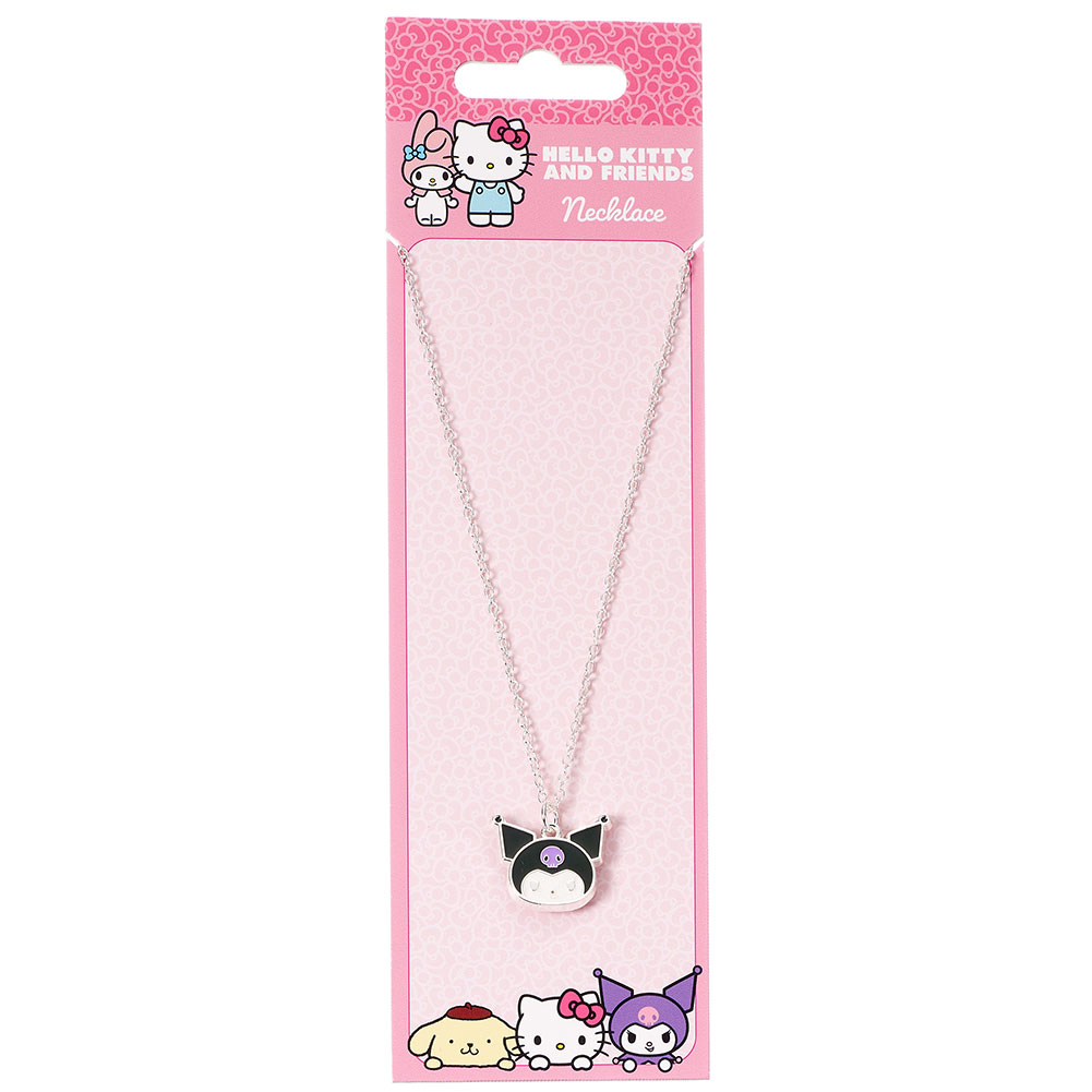 kuromi silver plated necklace