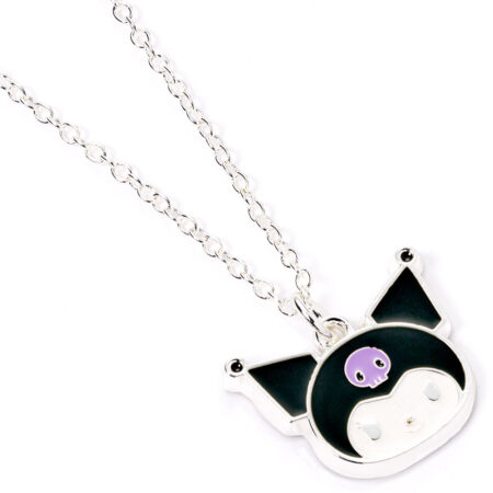 kuromi silver plated necklace
