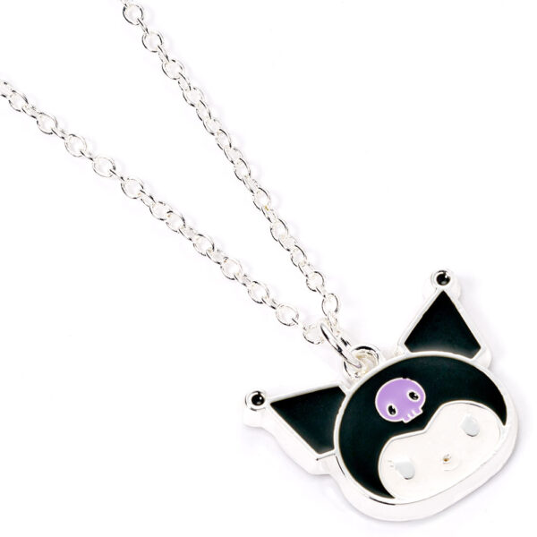 kuromi silver plated necklace