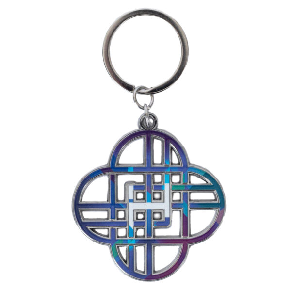 k pop demon hunters metal keyring