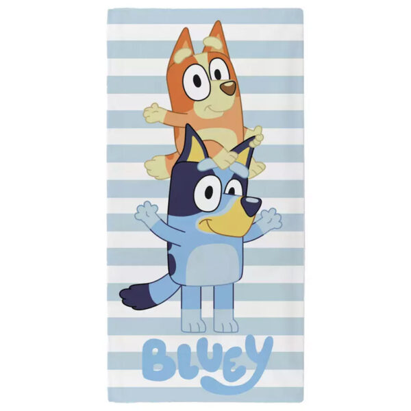 bluey piggyback ride towel
