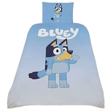 Bluey wave single duvet set