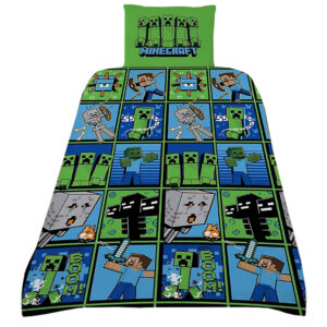 minecraft single duvet set