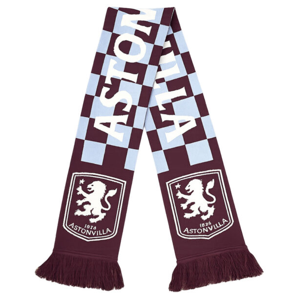 TM 06558 Aston Villa FC Checked Scarf