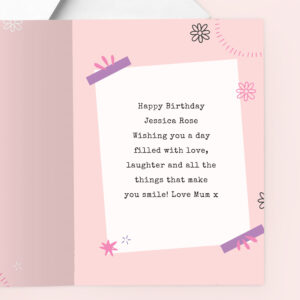 Personalised Photo Upload Polaroid Birthday Card - Image 4