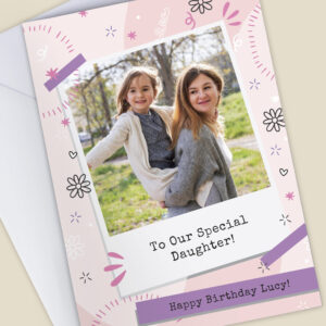 Personalised Photo Upload Polaroid Birthday Card - Image 5
