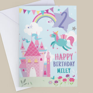 Personalised Princess Birthday Card