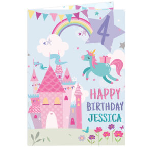 Personalised Princess Birthday Card - Image 6