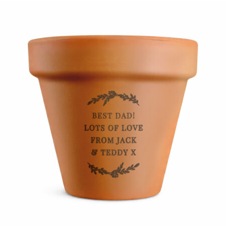 Personalised Free Text Terracotta Plant Pot