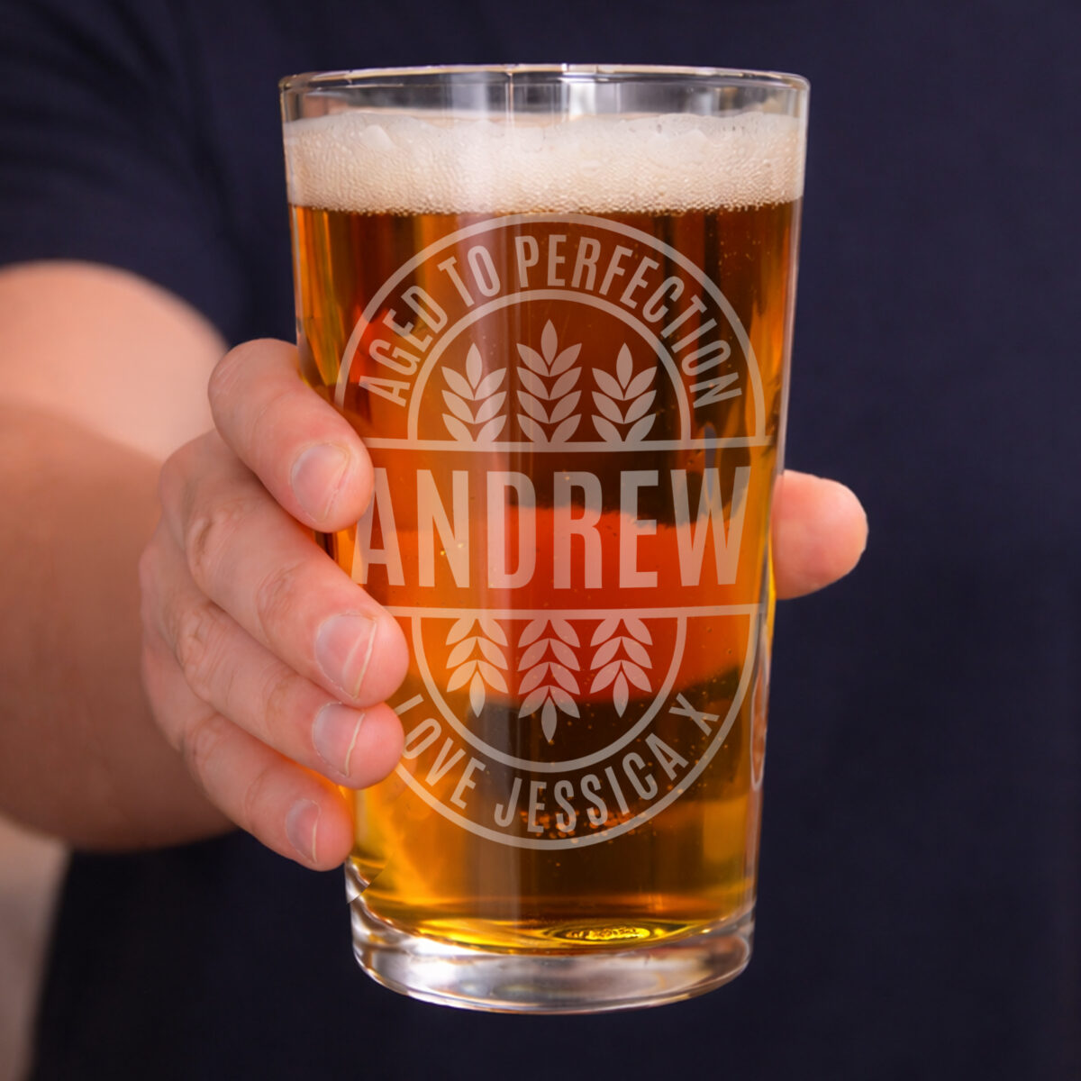 Personalised Brewery Style Pint Glass