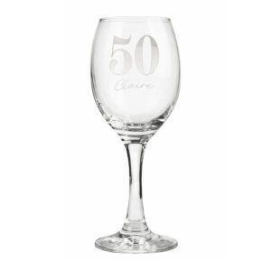 Personalised Big Age Wine Glass - Image 5