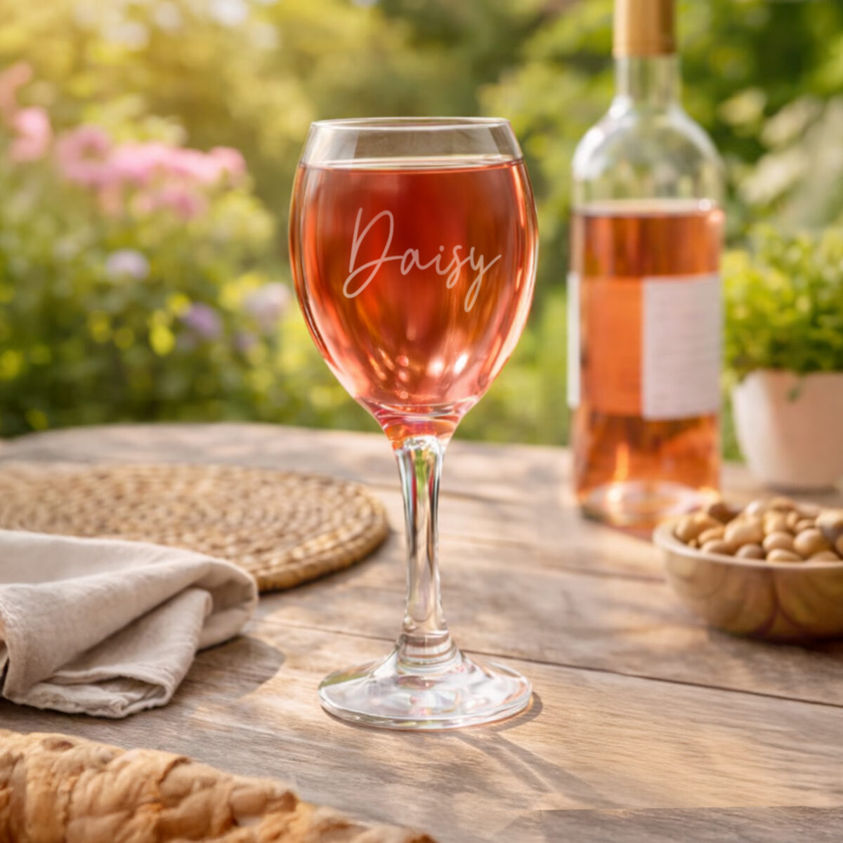 Personalised Name Wine Glass