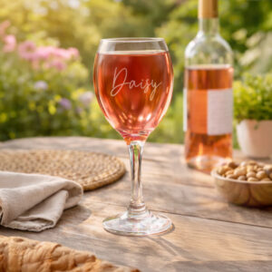 Personalised Name Wine Glass