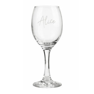 Personalised Name Wine Glass