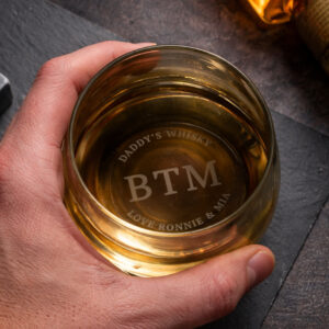 Personalised Base Engraved Initials & Message Tumbler