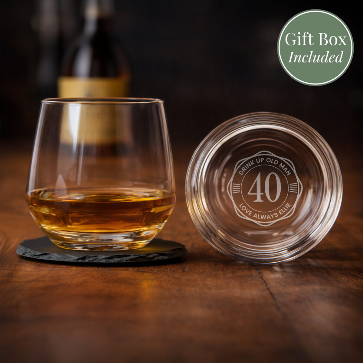 Personalised Base Engraved Big Age Tumbler