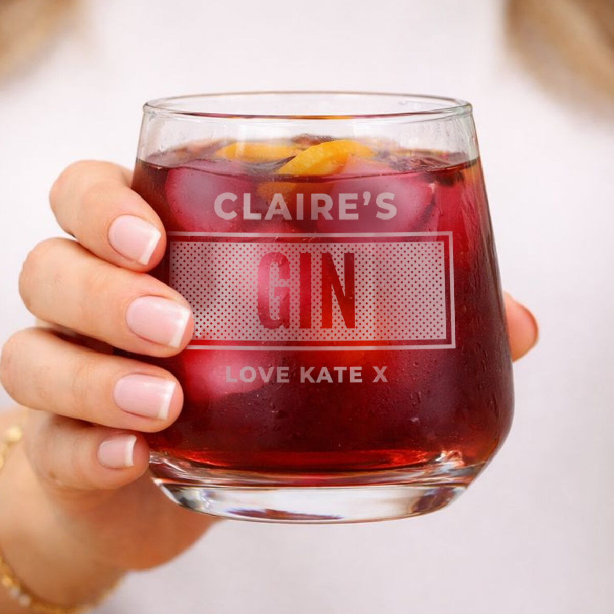 Personalised Bold Drink Tumbler