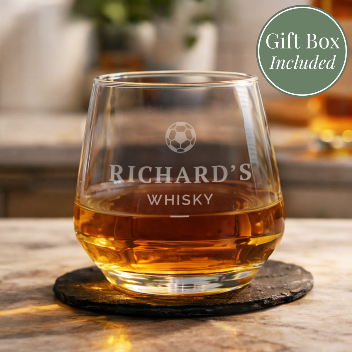 Personalised Football Motif Tumbler