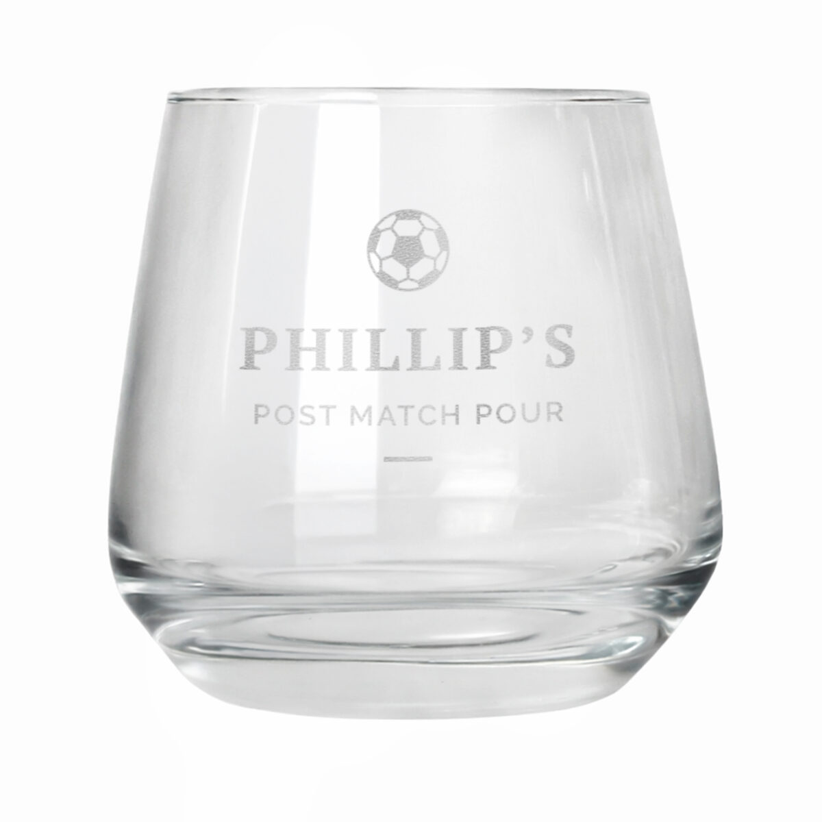 Personalised Football Motif Tumbler